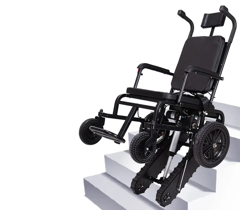 Outdoor Power Wheelchair - Escalador de escaleras eléctrico plegable para