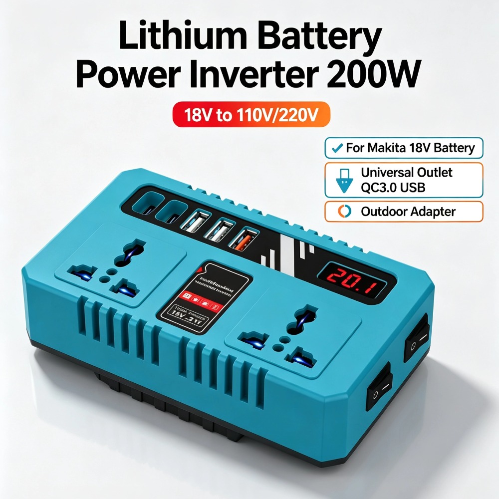 Outdoor Power Hub - Inversor de Corriente para Batería de