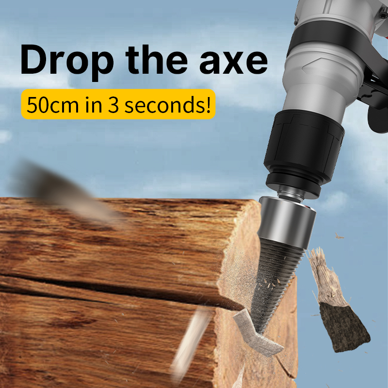 Log Splitter Electric - HUHAO broca divisora de madera, broca