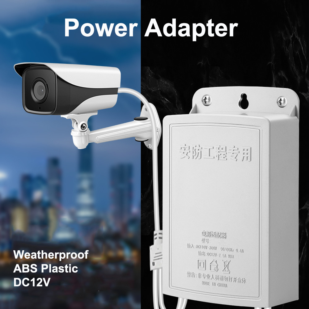 Outdoor Power Adapter - DC 12V 2.5A impermeable al aire