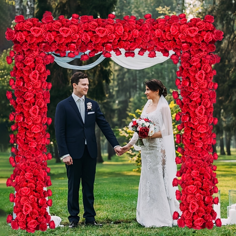 Arco de Flores de Rosas Románt - Outdoor Power For Wedding reseña y precio