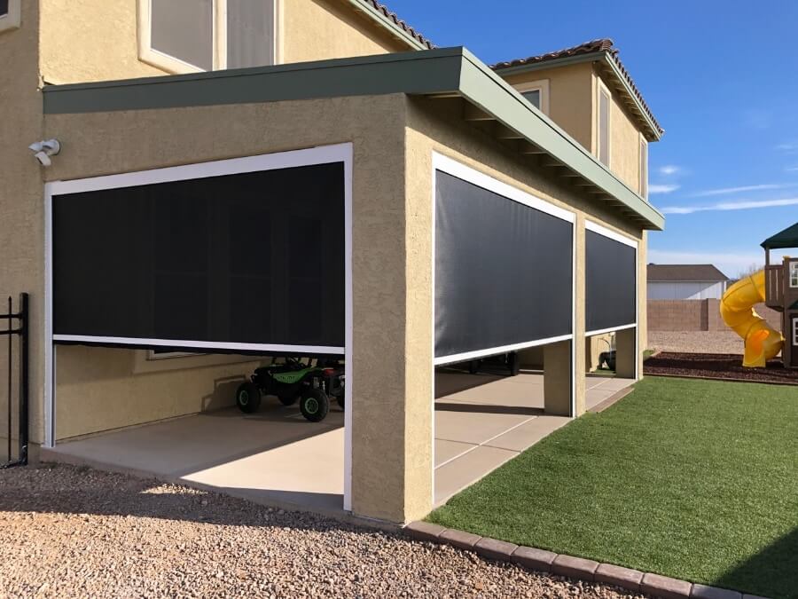 Cortinas de Terraza Hechas a M - Outdoor Power Blinds reseña y precio