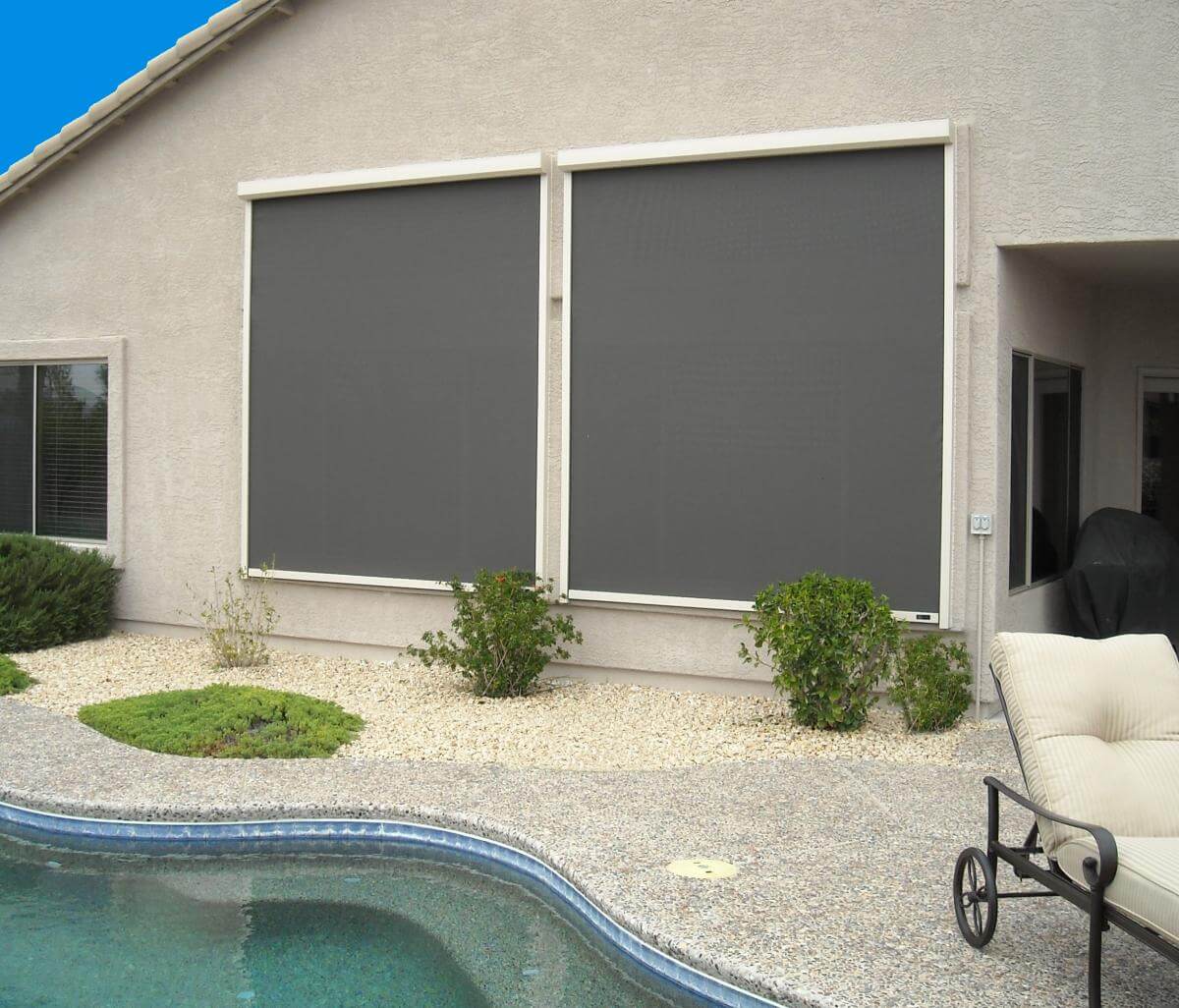 Cortinas de Terraza Hechas a M - Outdoor Power Blinds reseña y precio