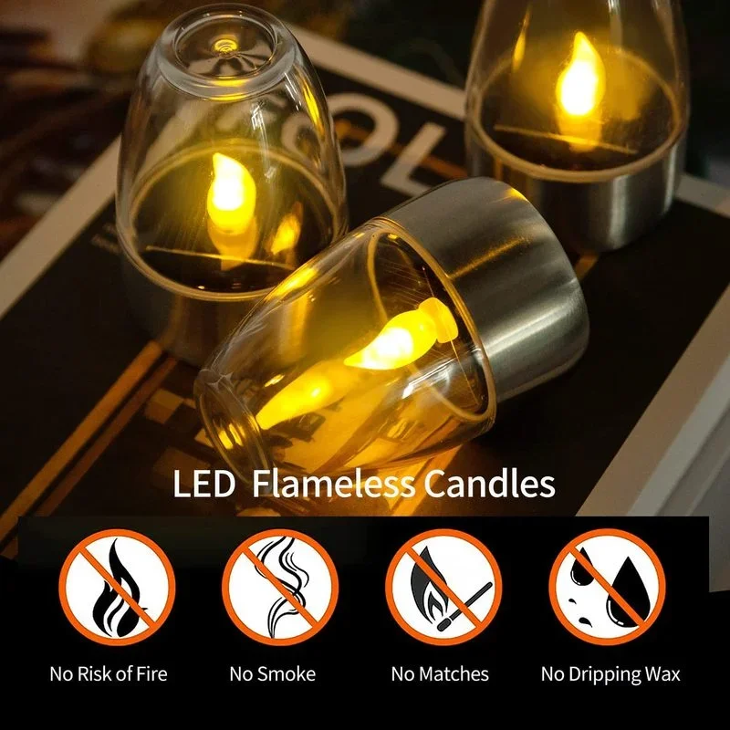 Velas sin llama alimentadas po - Outdoor Power For Wedding reseña y precio
