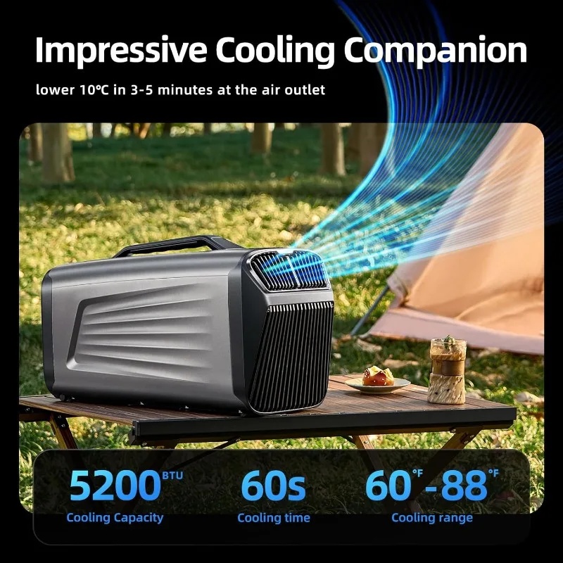 Aire Acondicionado Portátil de - Outdoor Power Garage reseña y precio