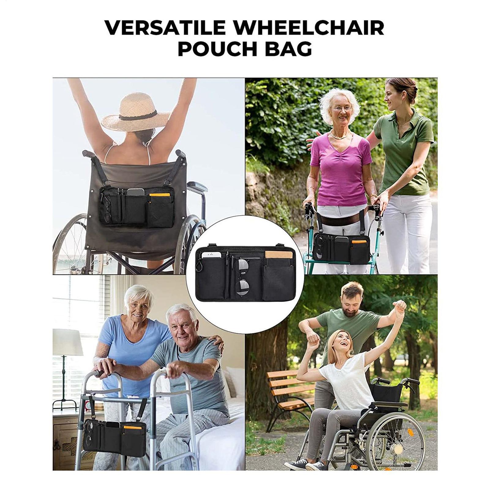 Bolsa lateral para silla de ru - Outdoor Power Wheelchair reseña y precio