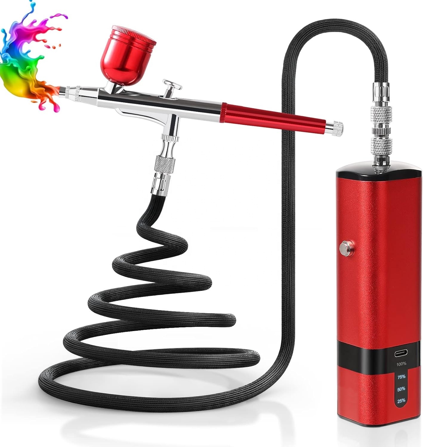 Kit de Aerógrafo con Compresor - Air Compressor Portable reseña y precio