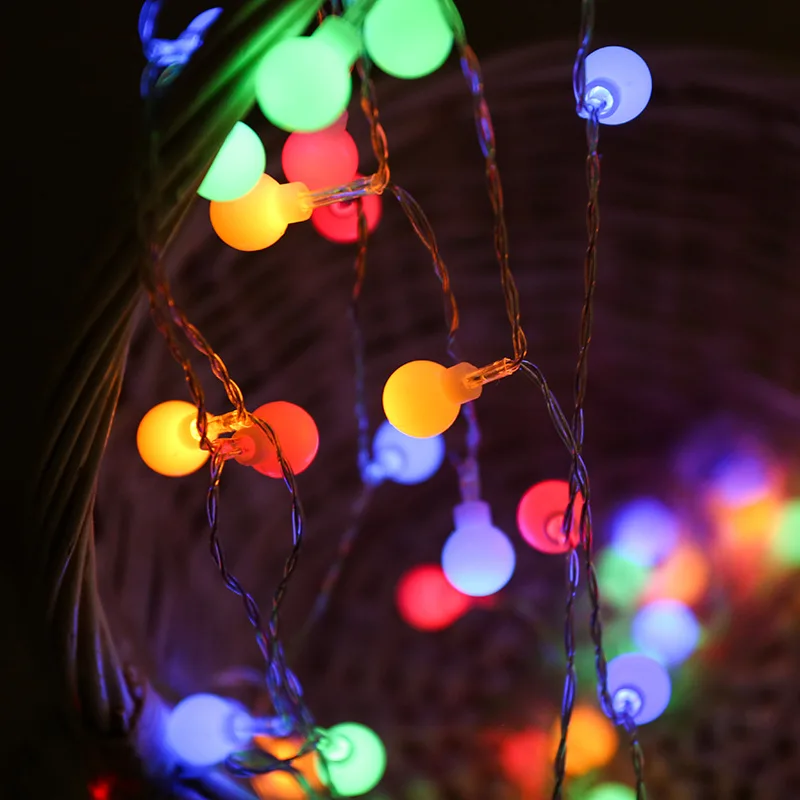 Guirnalda de luces LED con bol - Outdoor Power For Wedding reseña y precio