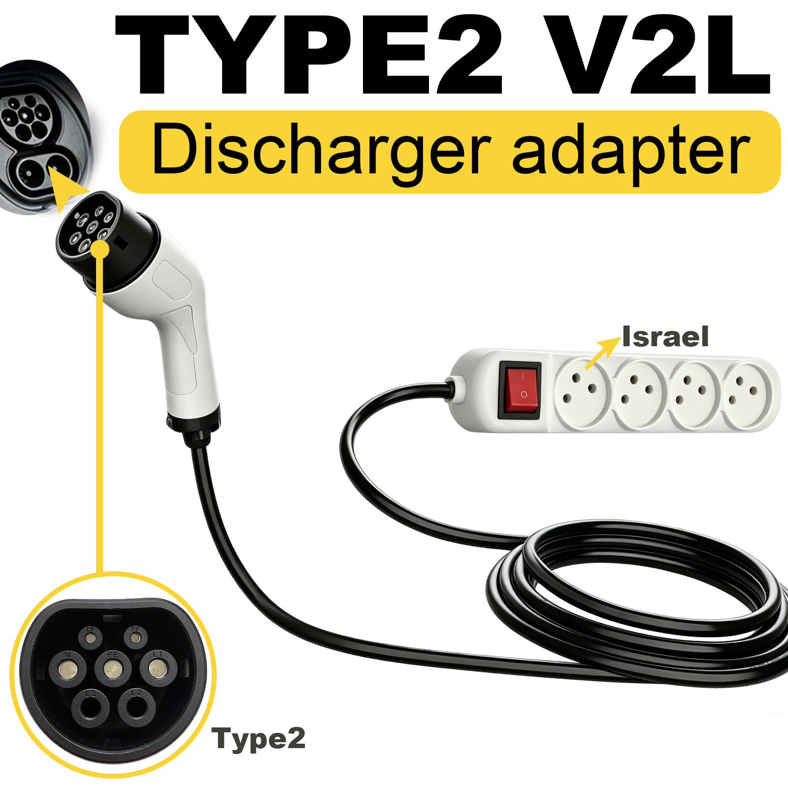 Adaptador de descarga V2L Tipo - Outdoor Power Hub reseña y precio