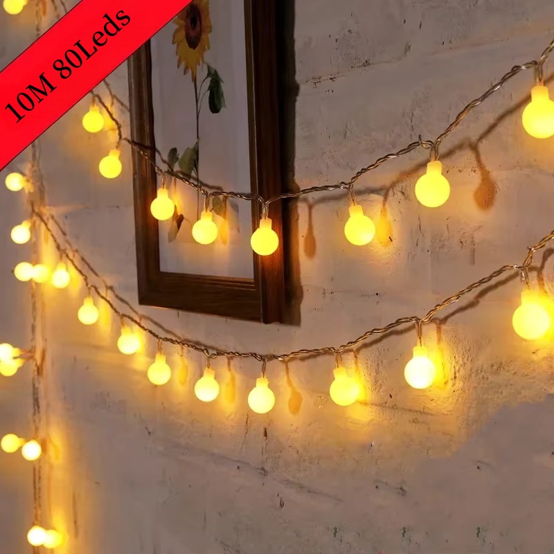 Guirnaldas de luces con alimen - Outdoor Power For Wedding reseña y precio