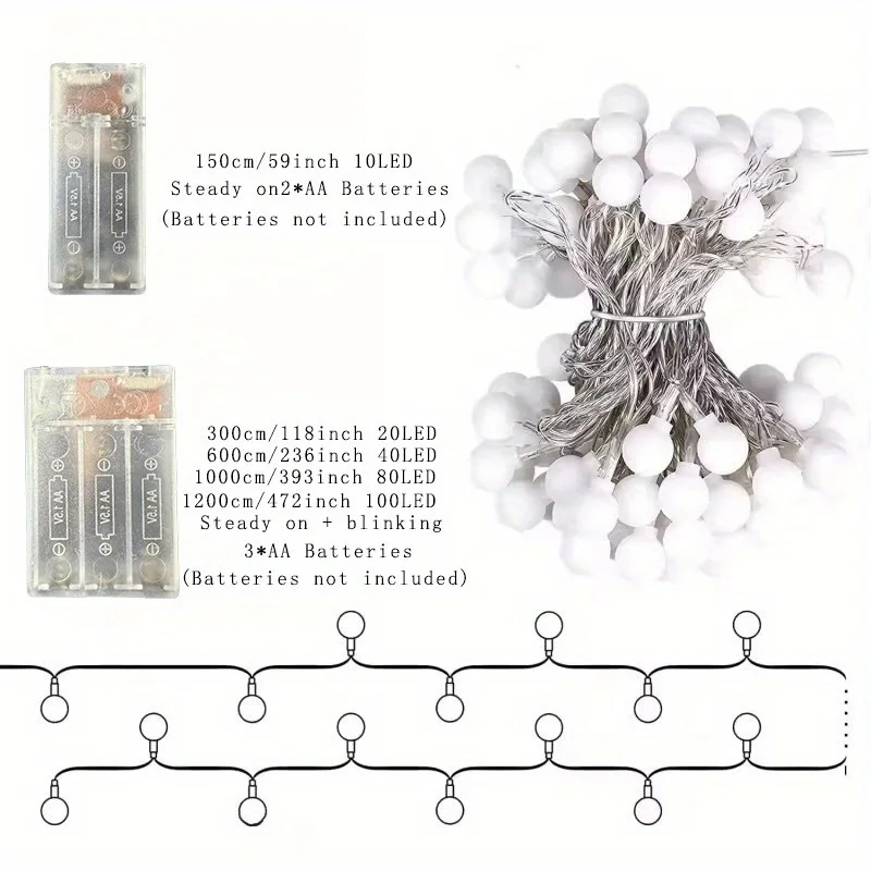 Guirnaldas de luces con alimen - Outdoor Power For Wedding reseña y precio