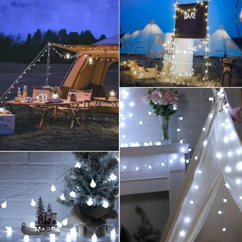 Guirnaldas de luces con alimen - Outdoor Power For Wedding reseña y precio