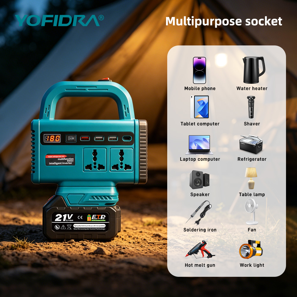 Inversor de corriente portátil - Outdoor Power Hub reseña y precio