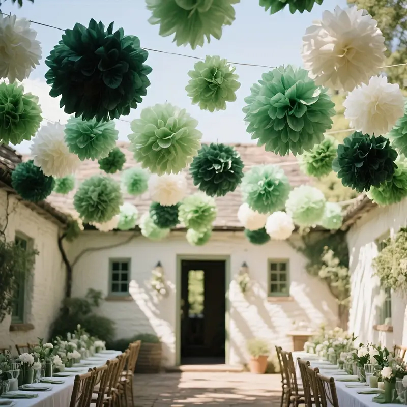 30 piezas de bolas de flores d - Outdoor Power For Wedding reseña y precio