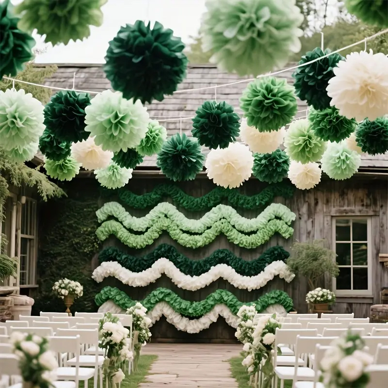 30 piezas de bolas de flores d - Outdoor Power For Wedding reseña y precio