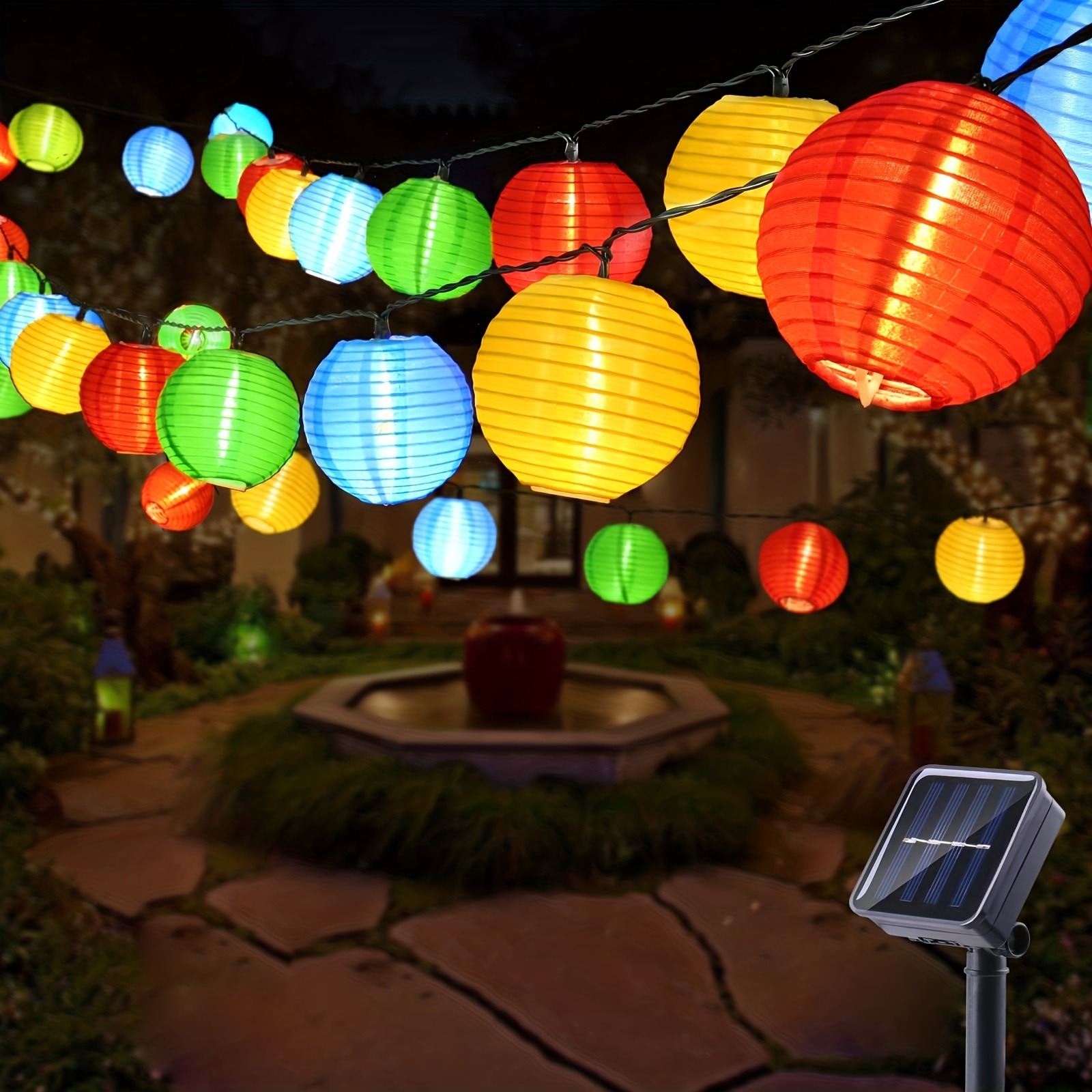 Linterna Solar LED, guirnalda  - Outdoor Power For Wedding reseña y precio